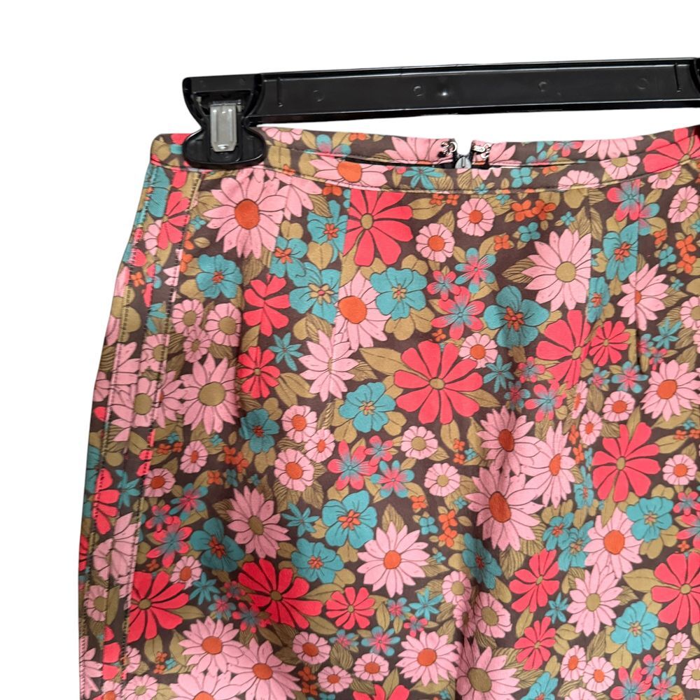 Natural Life Retro Floral Print Mini Skirt Daisy Pattern Summer Size XS - Picture 3 of 4